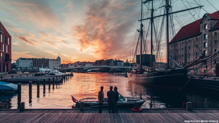 Copenhagen three men by canal at dusk © Martin Heiberg.jpg
